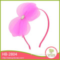 Pink and purple flowers hair ornament for women
